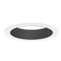 a white downlight on a white background